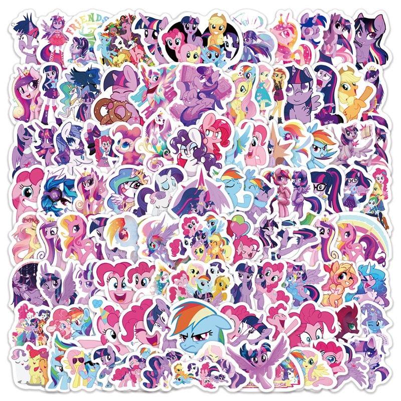 Anime Merchandise Usa - 100 Stück Cartoon My Little Ponys