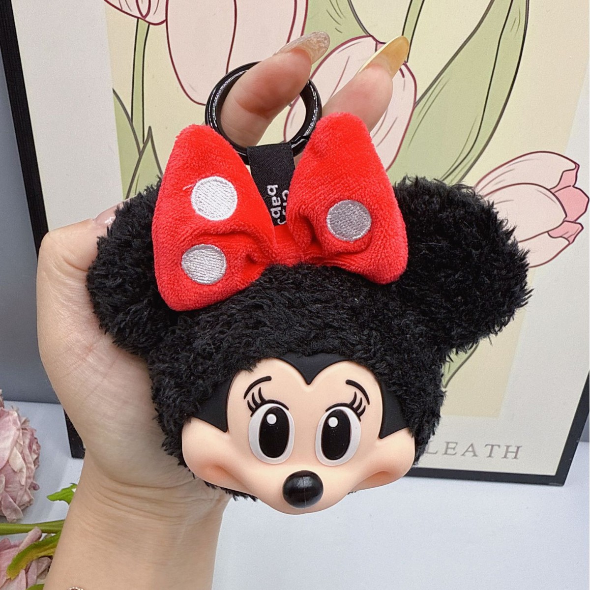 Anime Merchandise Usa - Mickey Minnie Plüschpuppe Schlüsselanhänger Niedliche Vinylfigur