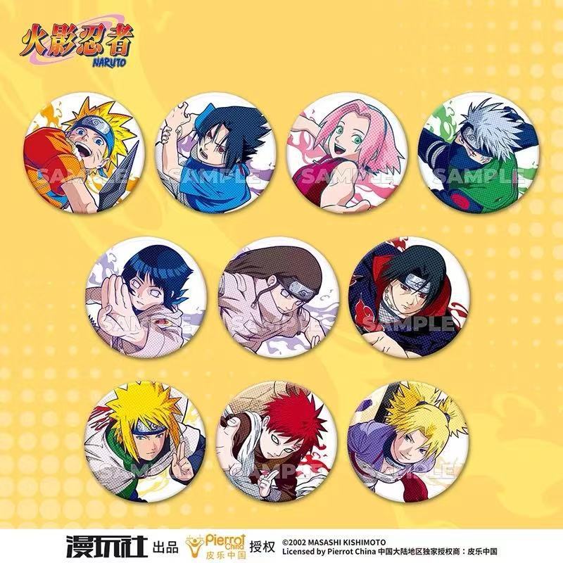 Anime Merchandise Wholesale - Original Naruto Spot Series Zinn Abzeichen