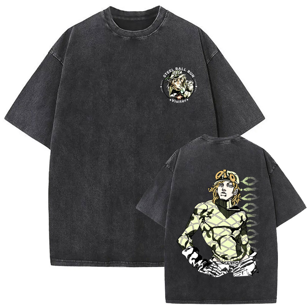 Gewaschenes Vintage Anime Jojo – Jojo Anime Merchandise Bewertung und Preis